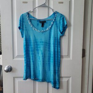 Women's blue blouse